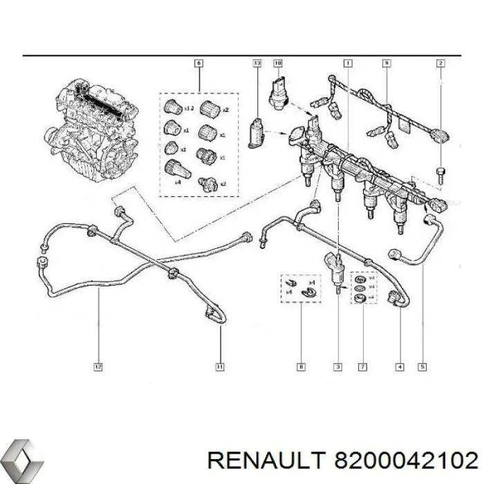 Купить 8200042102 Renault (RVI) 