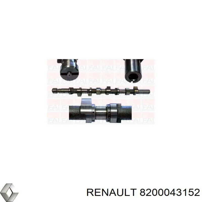 Árbol de levas 8200043152 Renault (RVI)