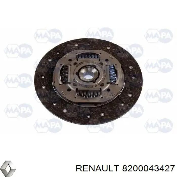 Лепестковая корзина сцепления Renault (RVI) 8200043427 цена, от 10.27 USD