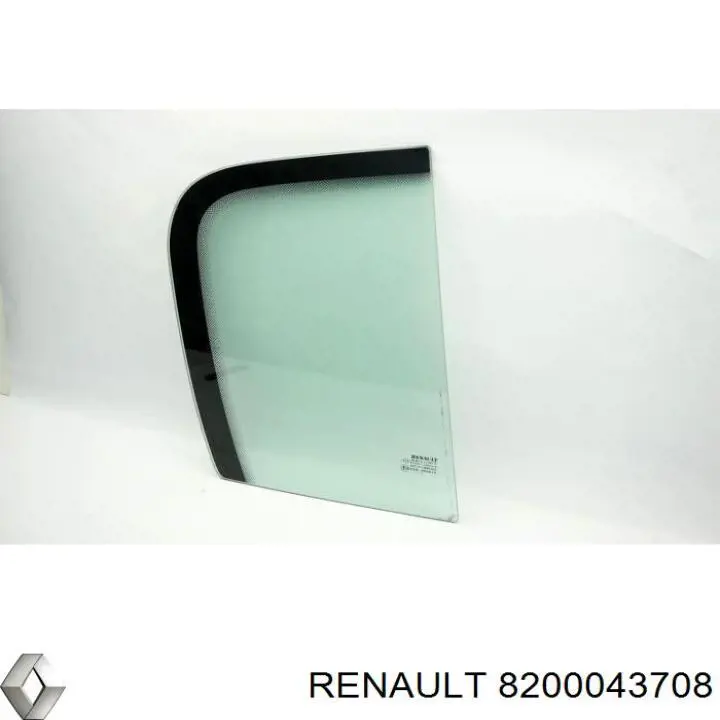Стекло-форточка двери, задней, правой Renault (RVI) 8200043708 цена, от 12.68 USD