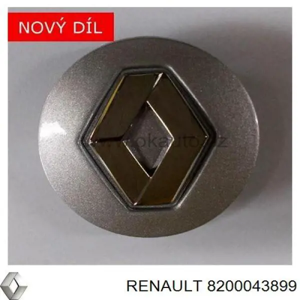 Колпак колесного диска на Renault Clio II 