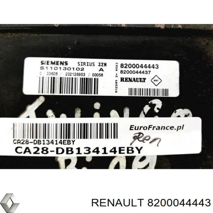 Купить 8200044443 Renault (RVI) 