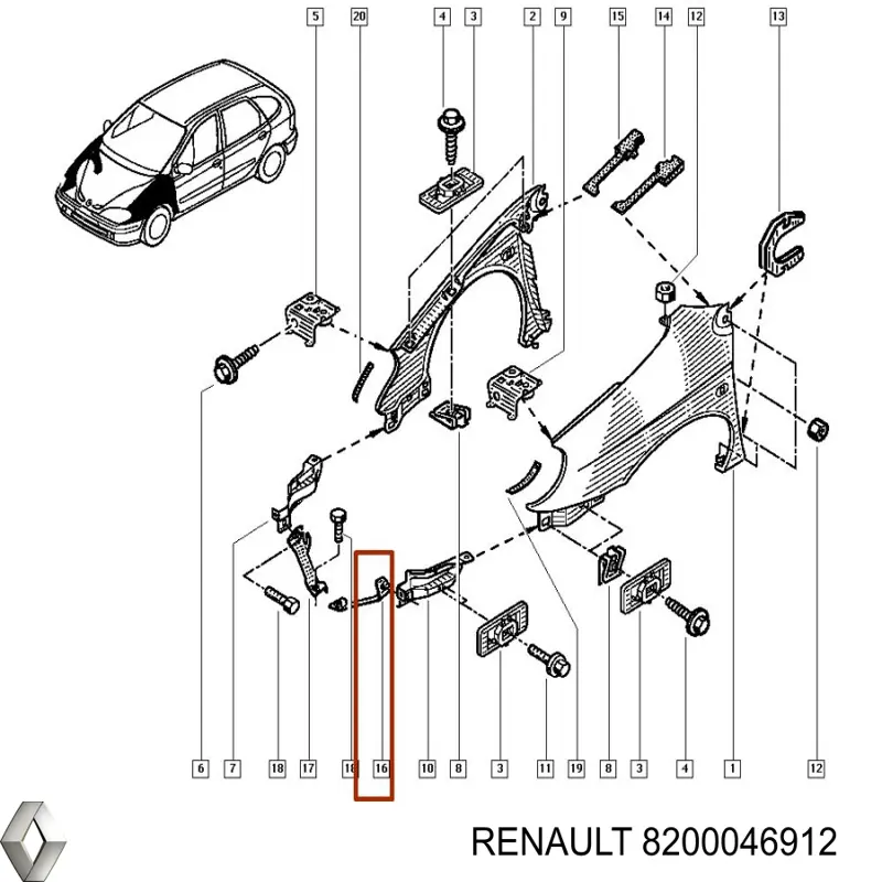 8200046912 Renault (RVI) 