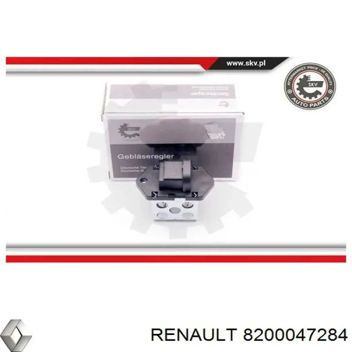Купить 8200047284 Renault (RVI) Резистор моторчика вентилятора кондиционера
