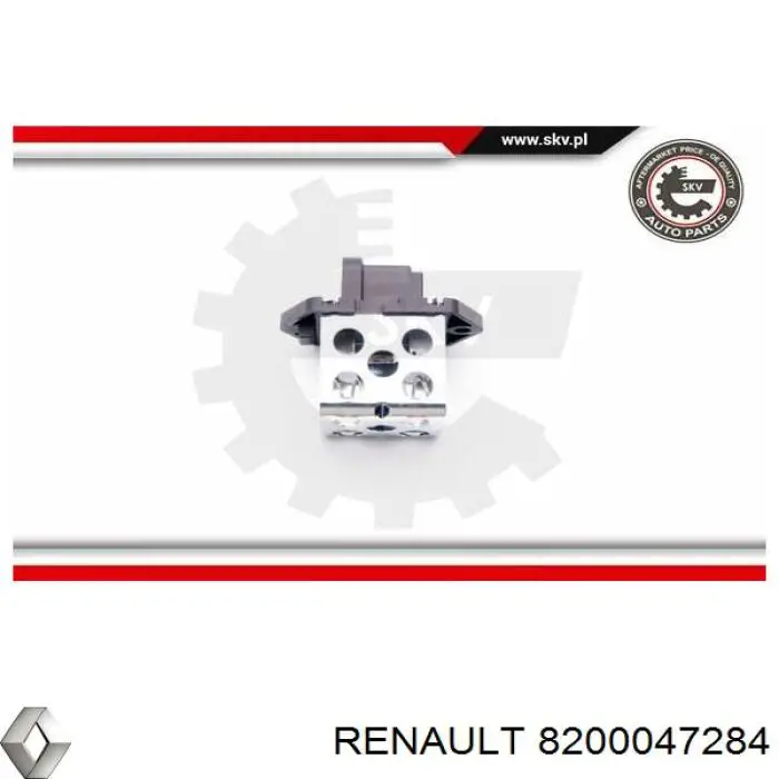 Резистор моторчика вентилятора кондиционера 8200047284 Renault (RVI)