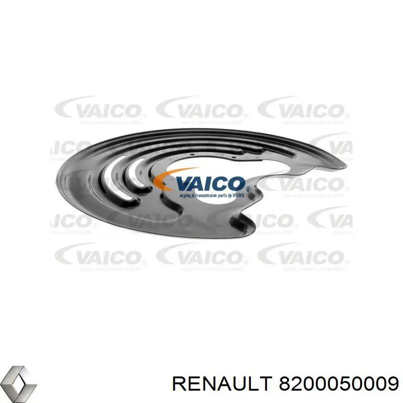 Щиток тормозного диска заднего правый Renault (RVI) 8200050009 цена, от 22.09 USD