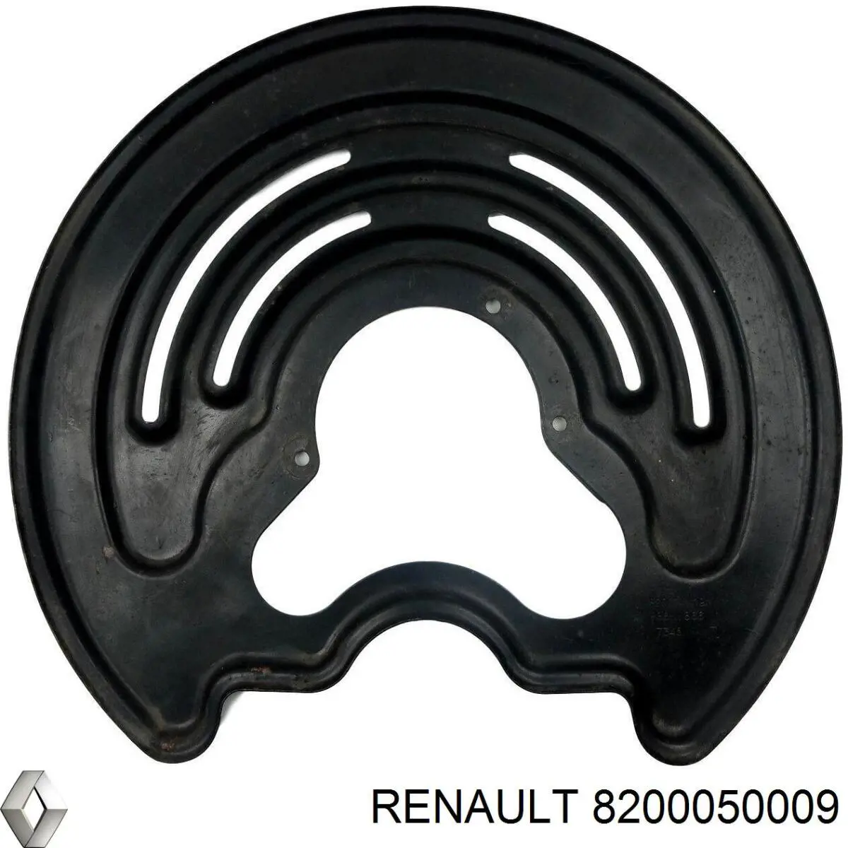 8200050009 Renault (RVI) proteção direita do freio de disco traseiro