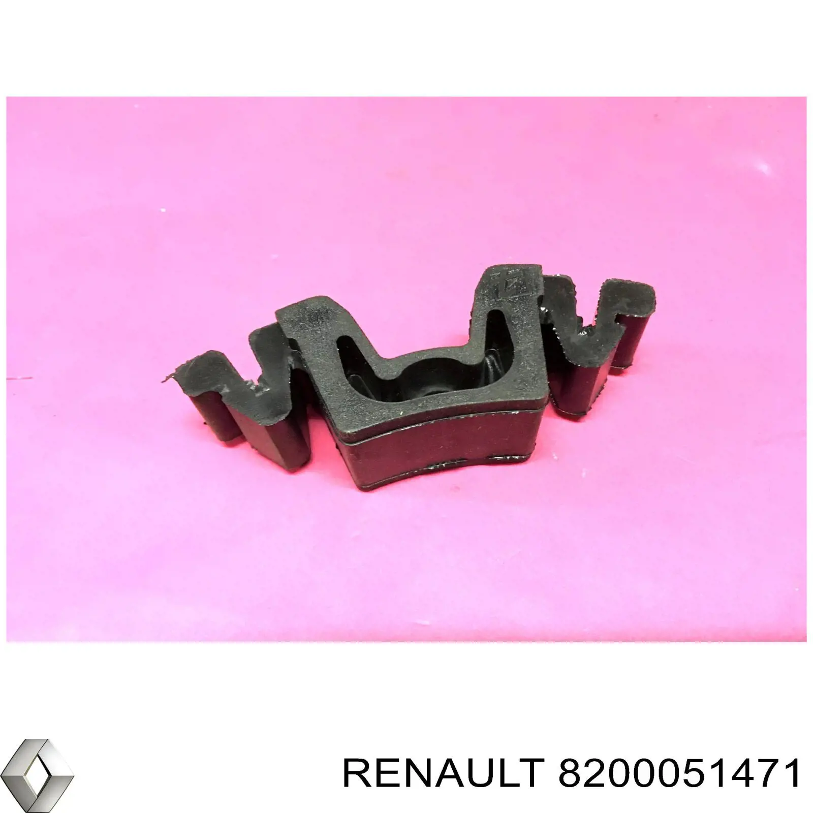 Coxim superior de fixação do radiador para Renault Megane (LM0)