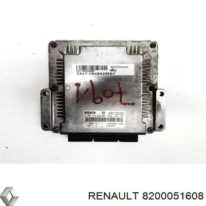 8200051608 Renault (RVI) módulo de direção (centralina eletrônica de motor)
