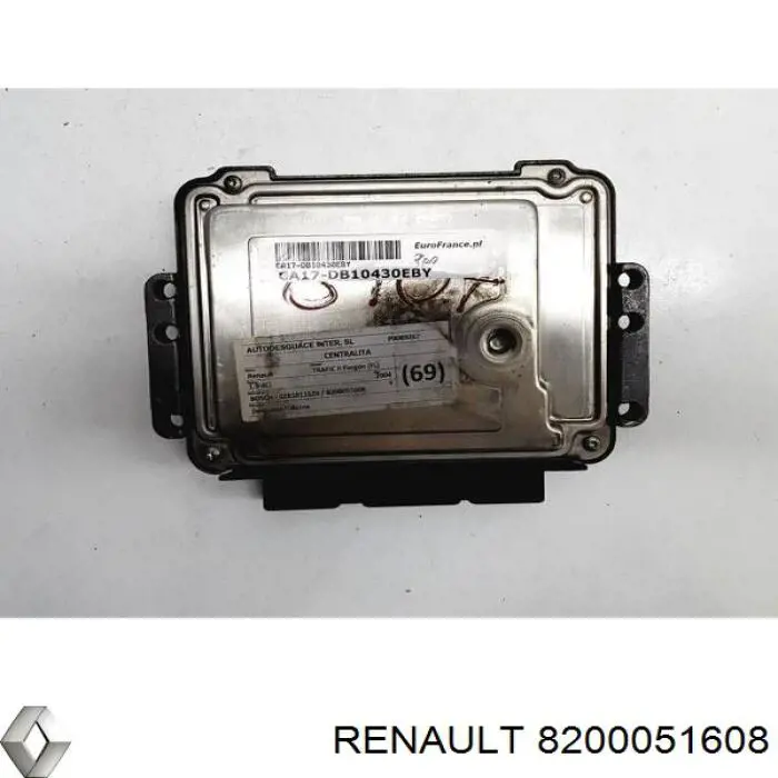 Купить 8200051608 Renault (RVI) Электронный блок управления двигателем