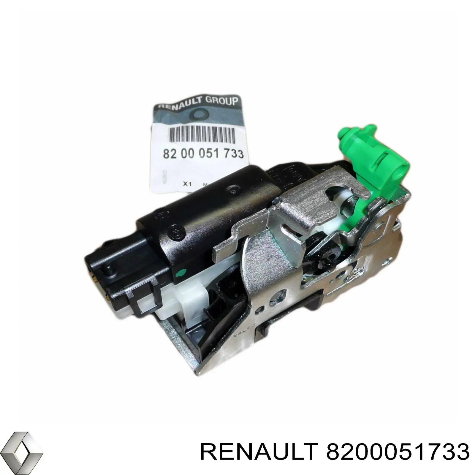 Замок двери боковой сдвижной правой 8200051733 Renault (RVI)