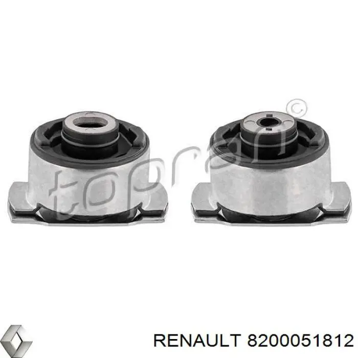 Купить 8200051812 Renault (RVI) Сайлентблок задней балки