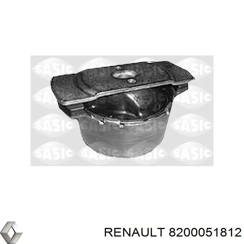 Сайлентблок задней балки 8200051812 Renault (RVI)