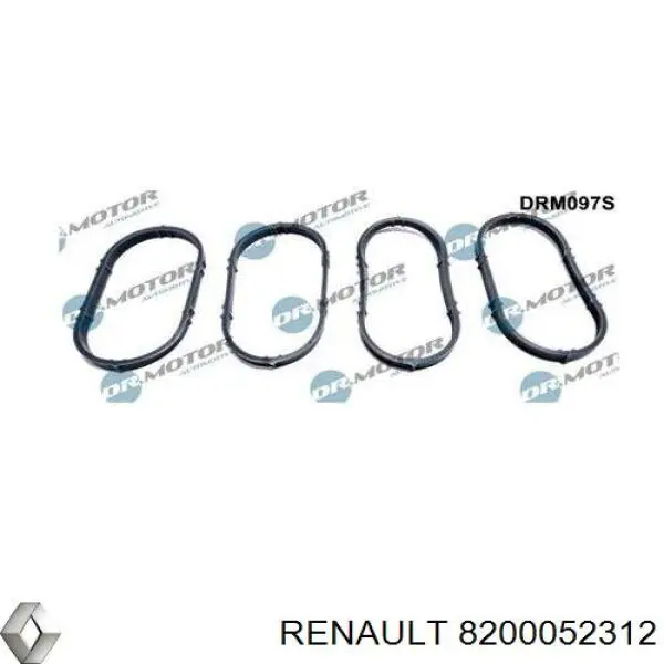 Купить 8200052312 Renault (RVI) Прокладка впускного коллектора