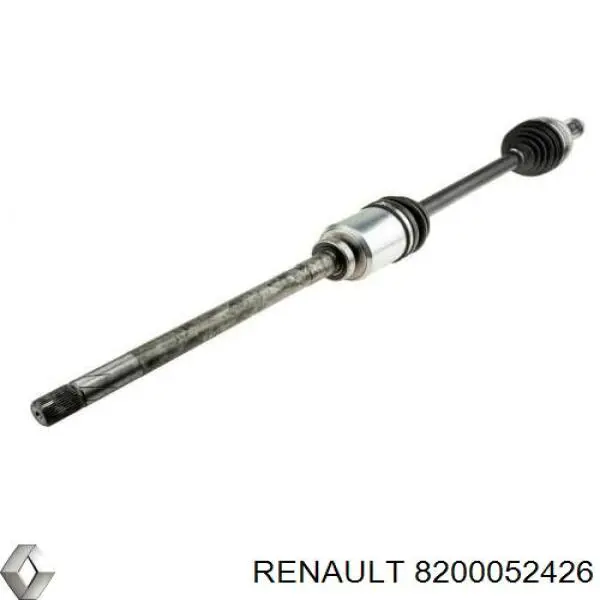 Полуось (привод) передняя правая 8200052426 Renault (RVI)