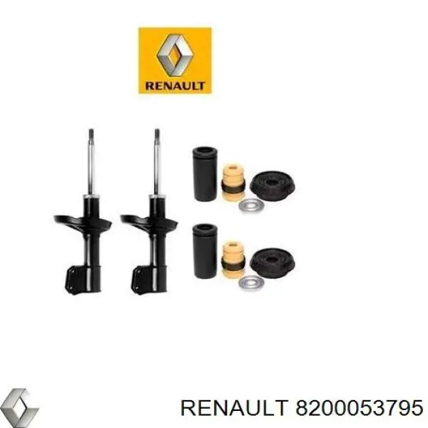 Опора стойки амортизатора переднего Renault (RVI) 8200053795 цена, от 9.44 USD