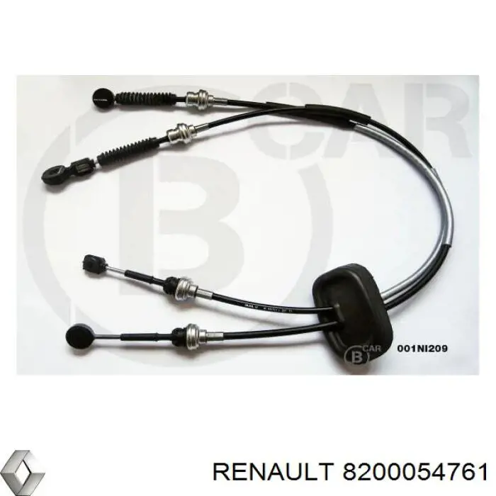 8200054761 Renault (RVI) cabo de mudança duplo