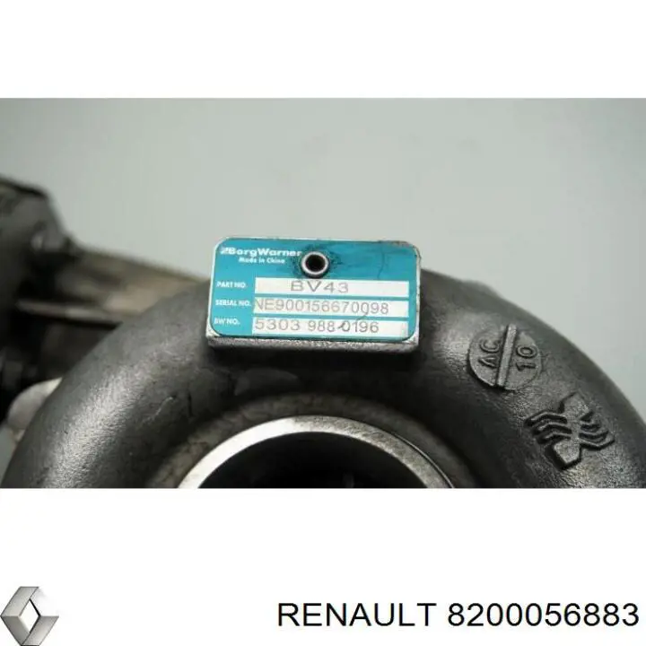 Купить 8200056883 Renault (RVI) Турбоком