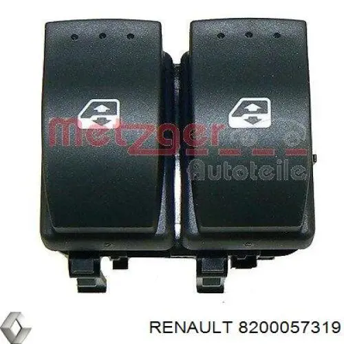 8200057319 Renault (RVI) кнопочный блок управления стеклоподъемником передний левый