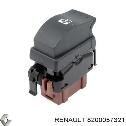 Купить 8200057321 Renault (RVI) Кнопка стеклоподъемника передняя