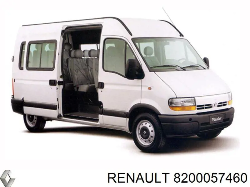 Шланг тормозной передний 8200057460 Renault (RVI)