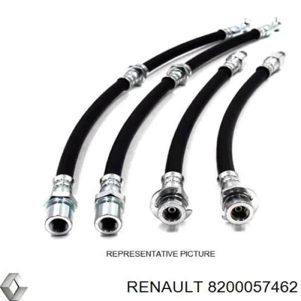 Купить 8200057462 Renault (RVI) Шланг тормозной передний