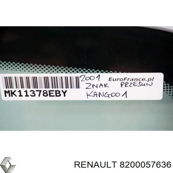 Купить 8200057636 Renault (RVI) Стекло двери боковой сдвижной левой