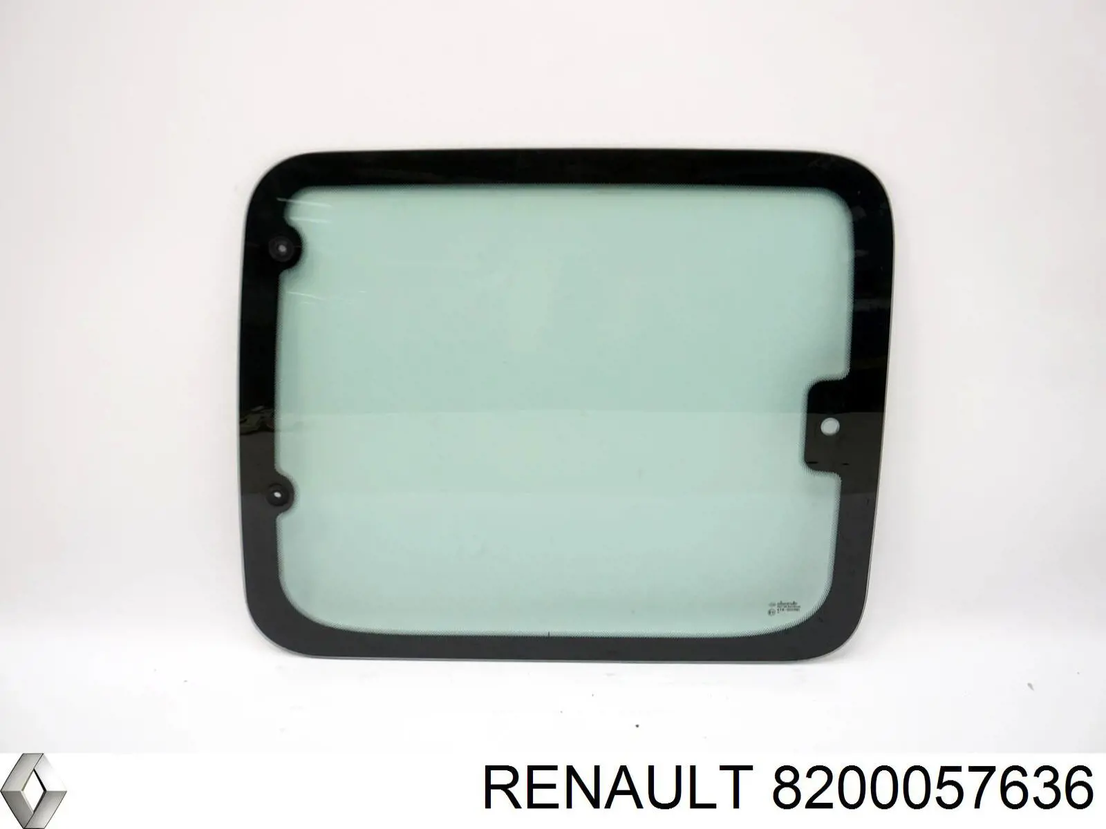 Стекло двери боковой сдвижной левой 8200057636 Renault (RVI)