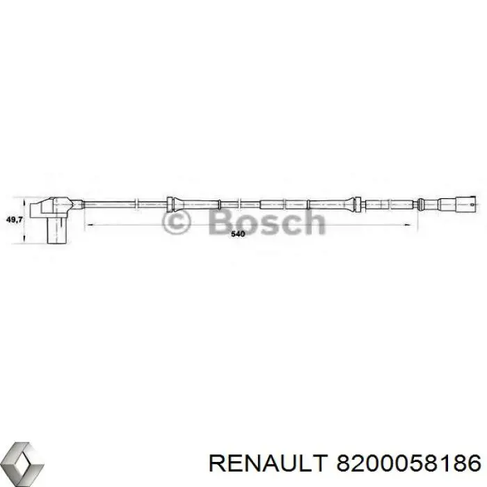 Передний датчик АБС Bremi 51466 цена, от 28.79 USD