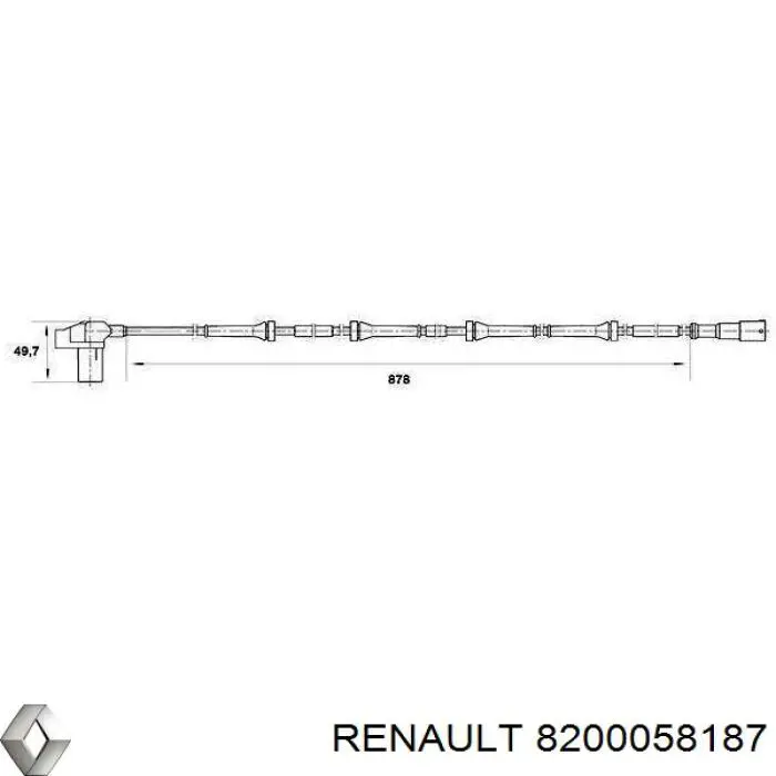 Купить 265006711 Bosch Датчик АБС задний