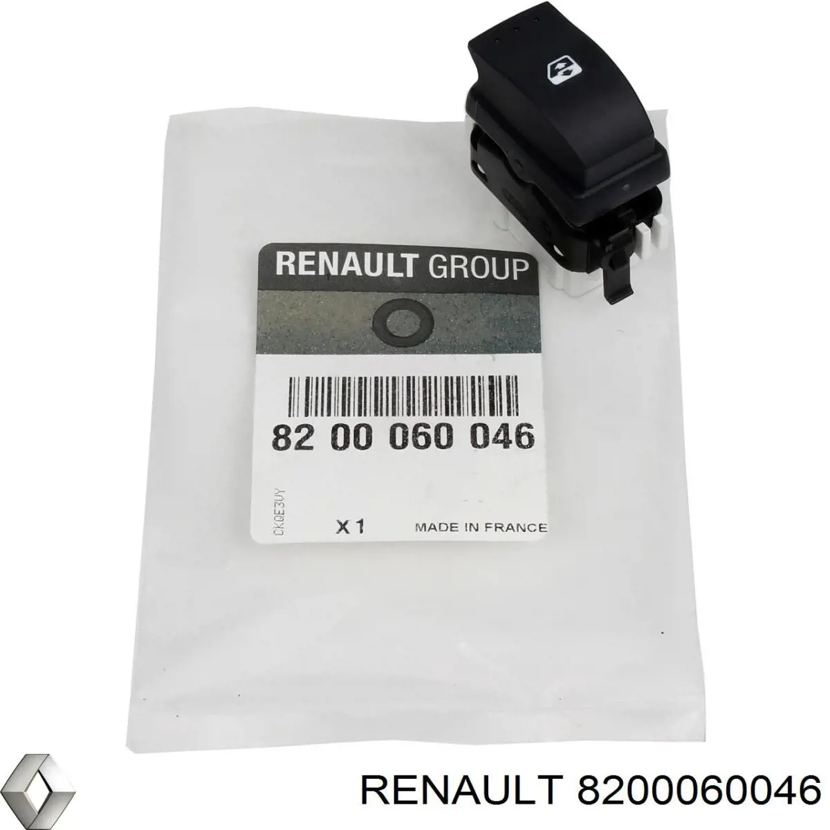 Купить 8200060046 Renault (RVI) Кнопки переднего правого стекло подъемника