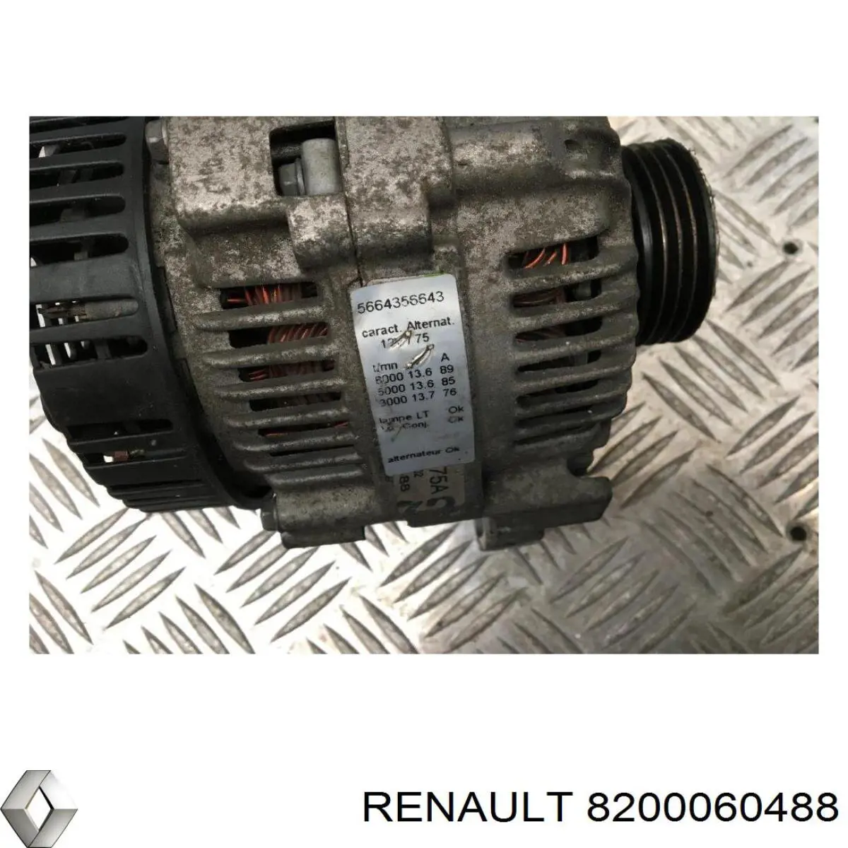 Генератор 8200060488 Renault (RVI)