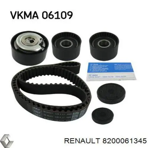 Ролик натяжителя ремня газораспределения Renault (RVI) 8200061345 цена, от 21.06 USD