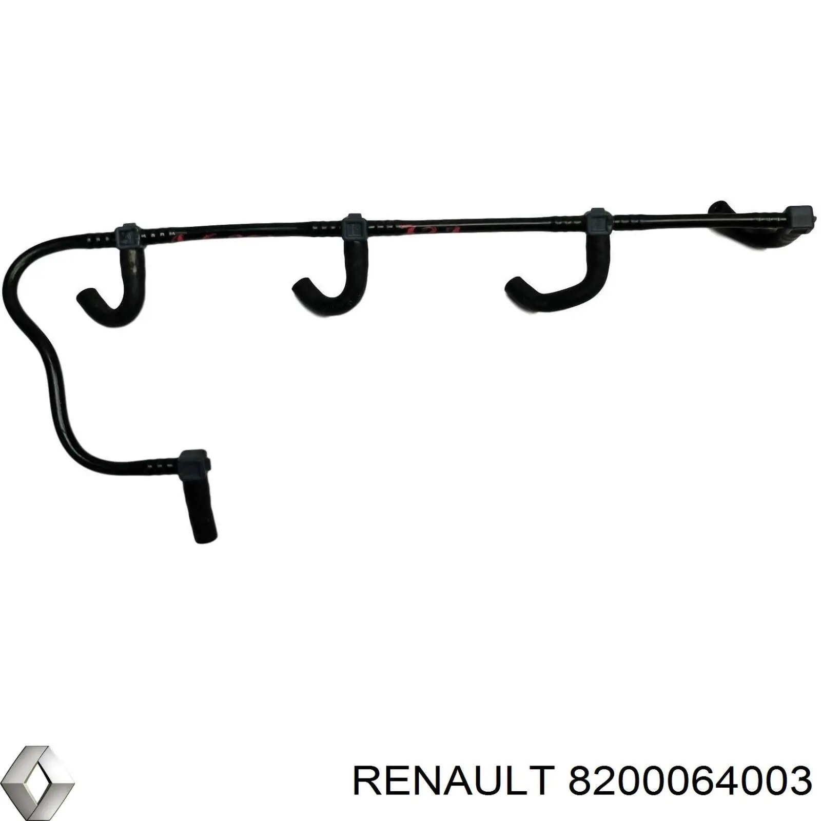 Купить 8200064003 Renault (RVI) Обратная топливная трубка