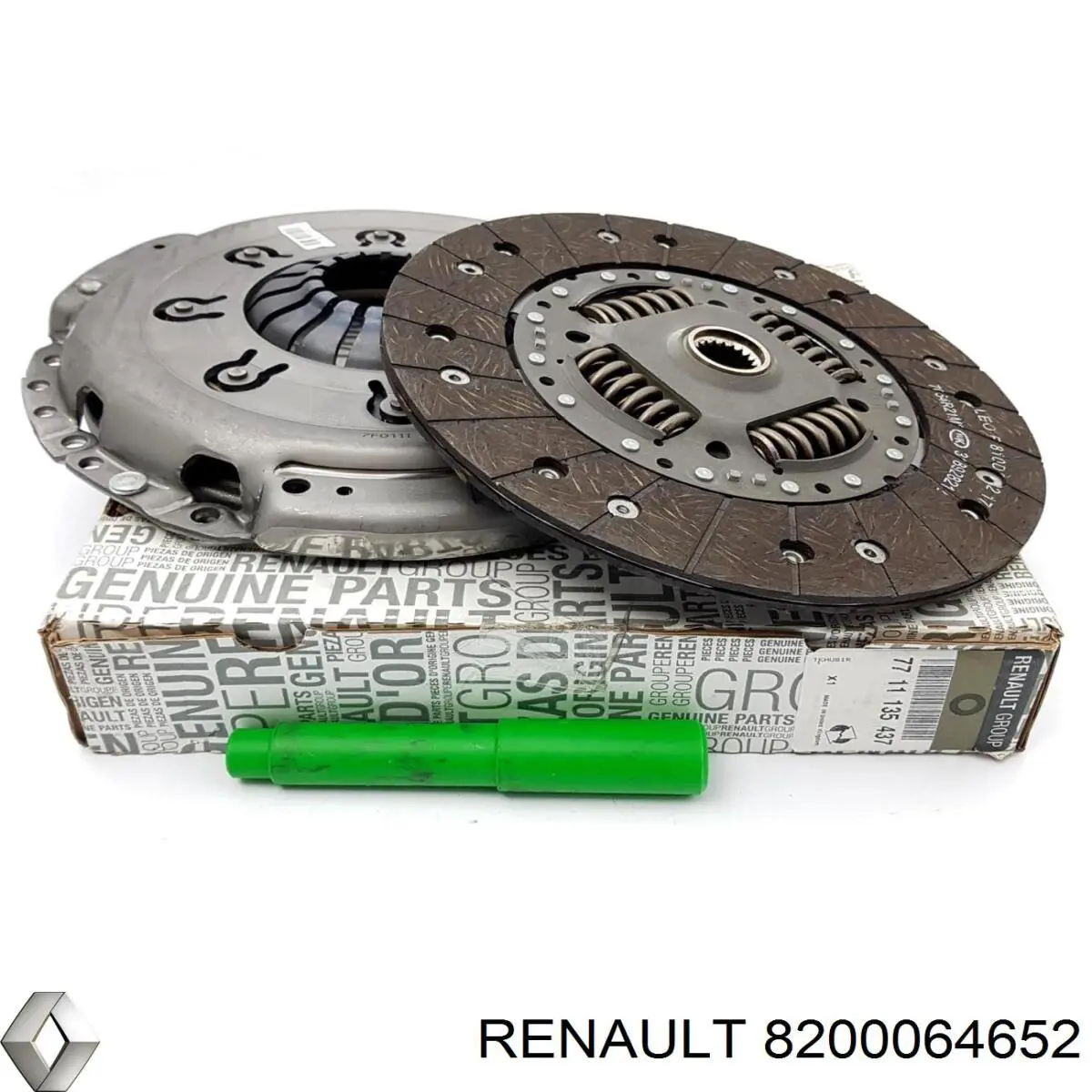 Plato de presión del embrague 8200064652 Renault (RVI)