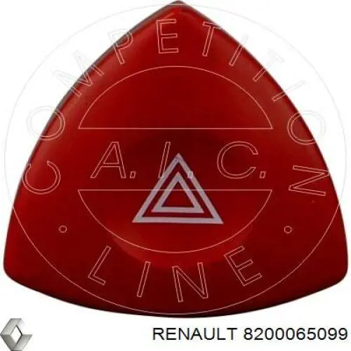 Купить 8200065099 Renault (RVI) Кнопка включения аварийной сигнализации