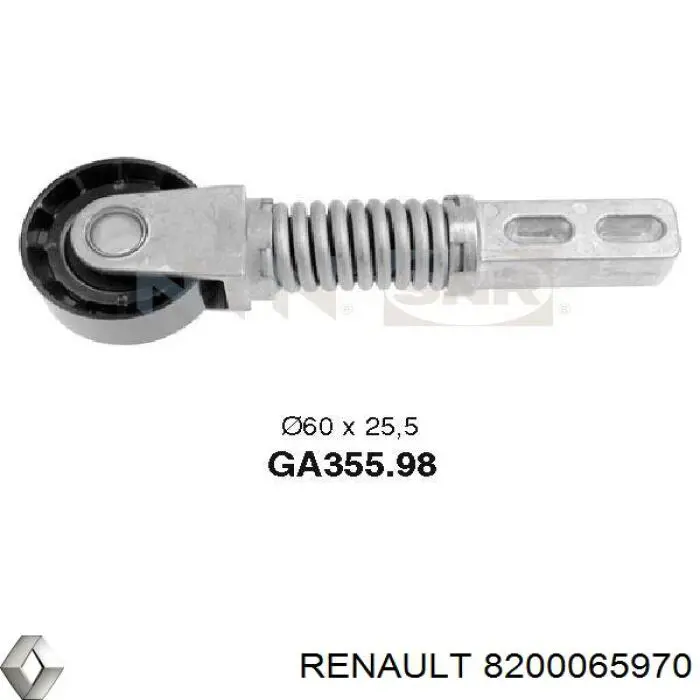 8200065970 Renault (RVI) натяжитель приводного ремня