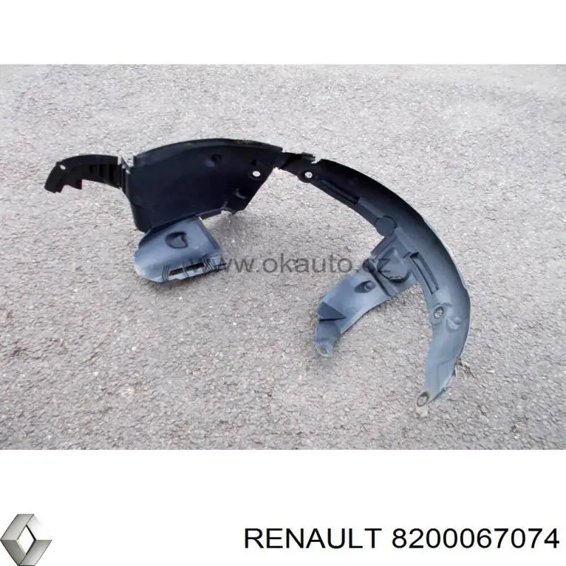 Купить 8200067074 Renault (RVI) Подкрылок передний левый