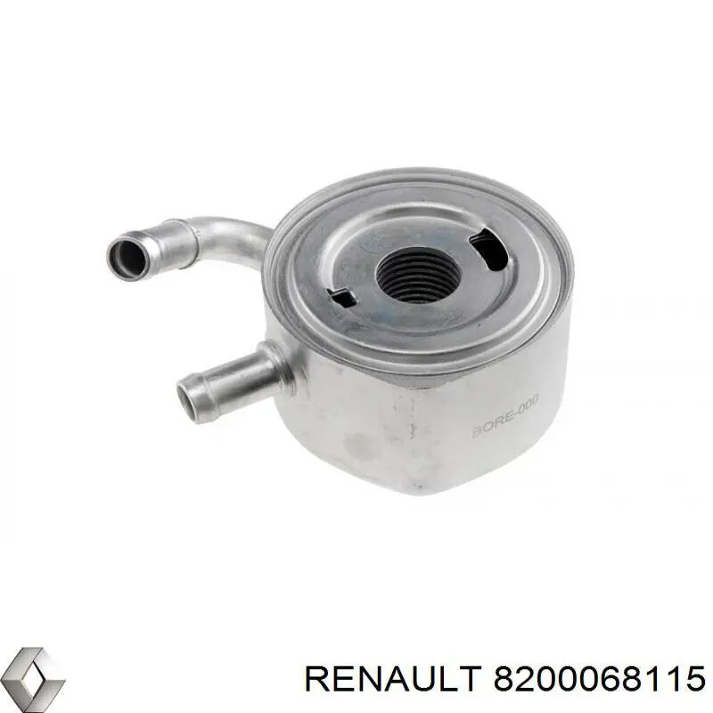 Радиатор масляный (холодильник), под фильтром Renault (RVI) 8200068115