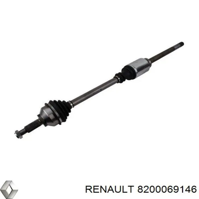 Купить 8200069146 Renault (RVI) Вал приводной правый