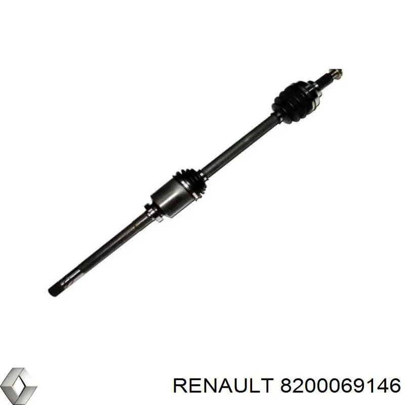 Привод передний правый Renault (RVI) 8200069146 цена, от 112.14 USD