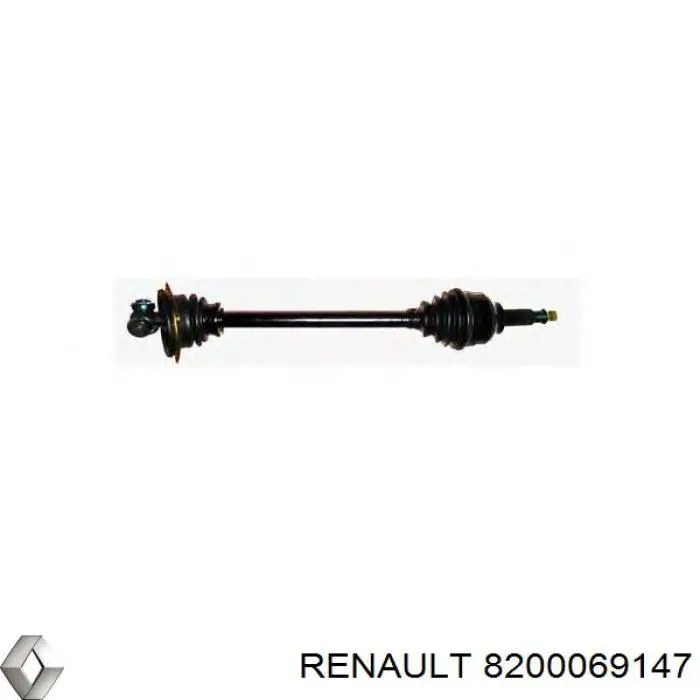 Полуось (привод) передняя левая 8200069147 Renault (RVI)