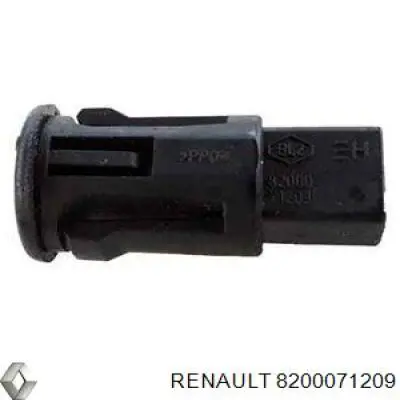 Sensor de luz interior 8200071209 Renault (RVI)