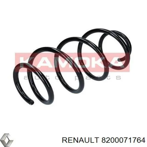 Muelle de suspensión eje delantero 8200071764 Renault (RVI)