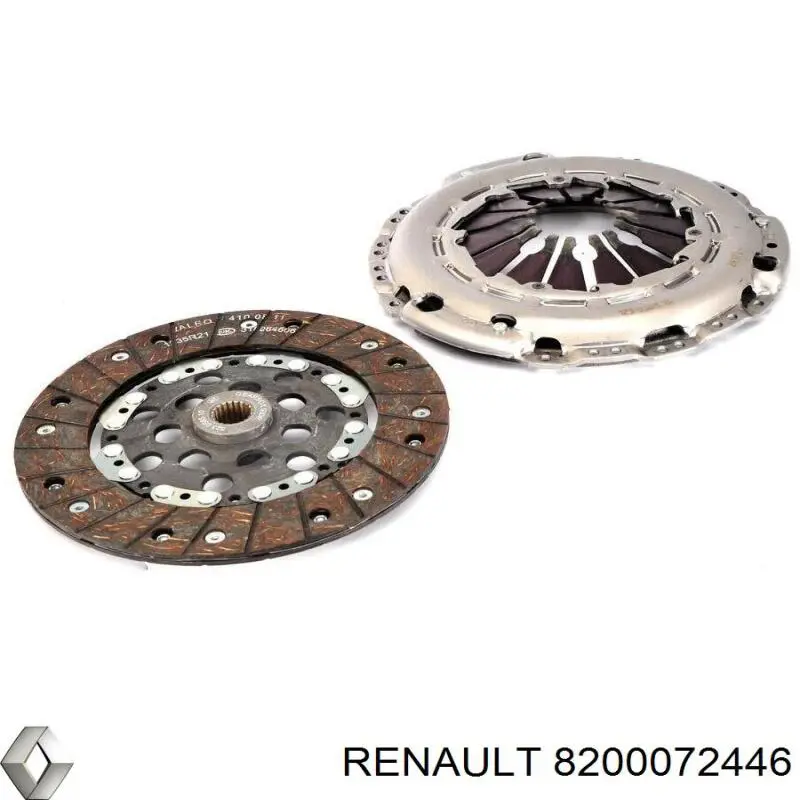 Диск сцепления 8200072446 Renault (RVI)