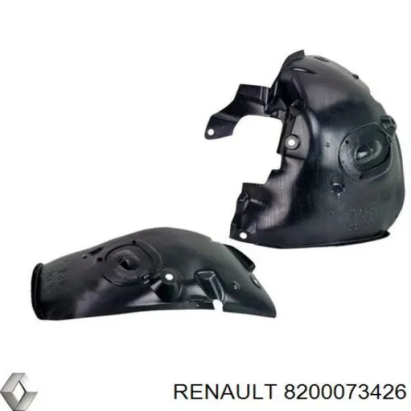 Подкрылок крыла переднего левый передний Renault (RVI) 8200073426 цена, от 16.16 USD