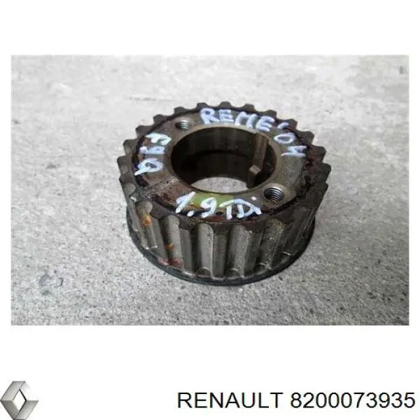 8200073935 Renault (RVI) звездочка-шестерня привода коленвала двигателя