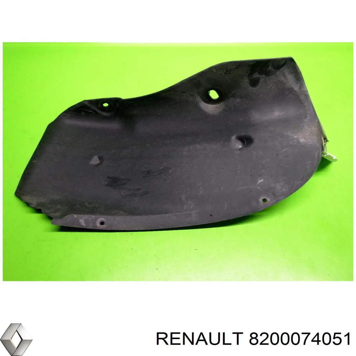 Guarda-barras direito traseiro do pára-lama traseiro para Renault Megane (BM0, CM0)