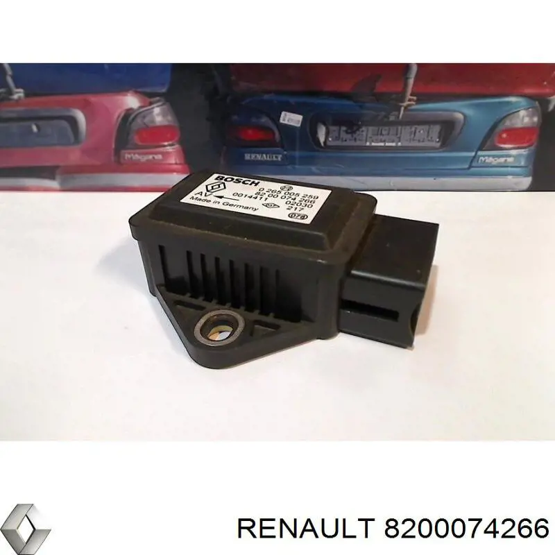 8200074266 Renault (RVI) sensor de aceleração transversal (esp)