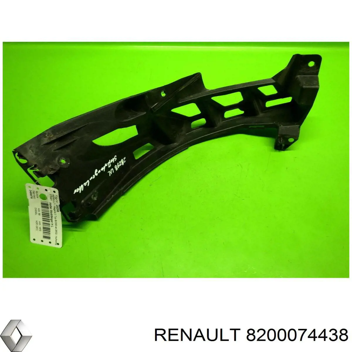 8200074438 Renault (RVI) consola esquerda do pára-choque traseiro